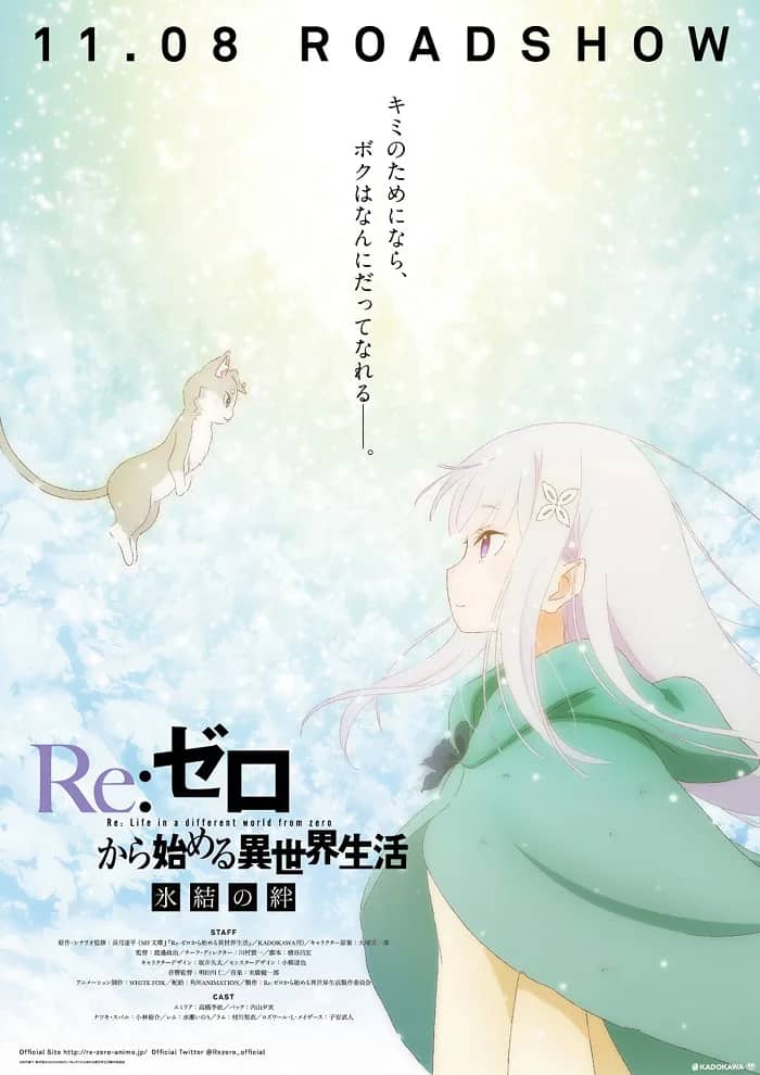 Re:Zero. Жизнь с нуля в альтернативном мире: Замороженные узы — постер